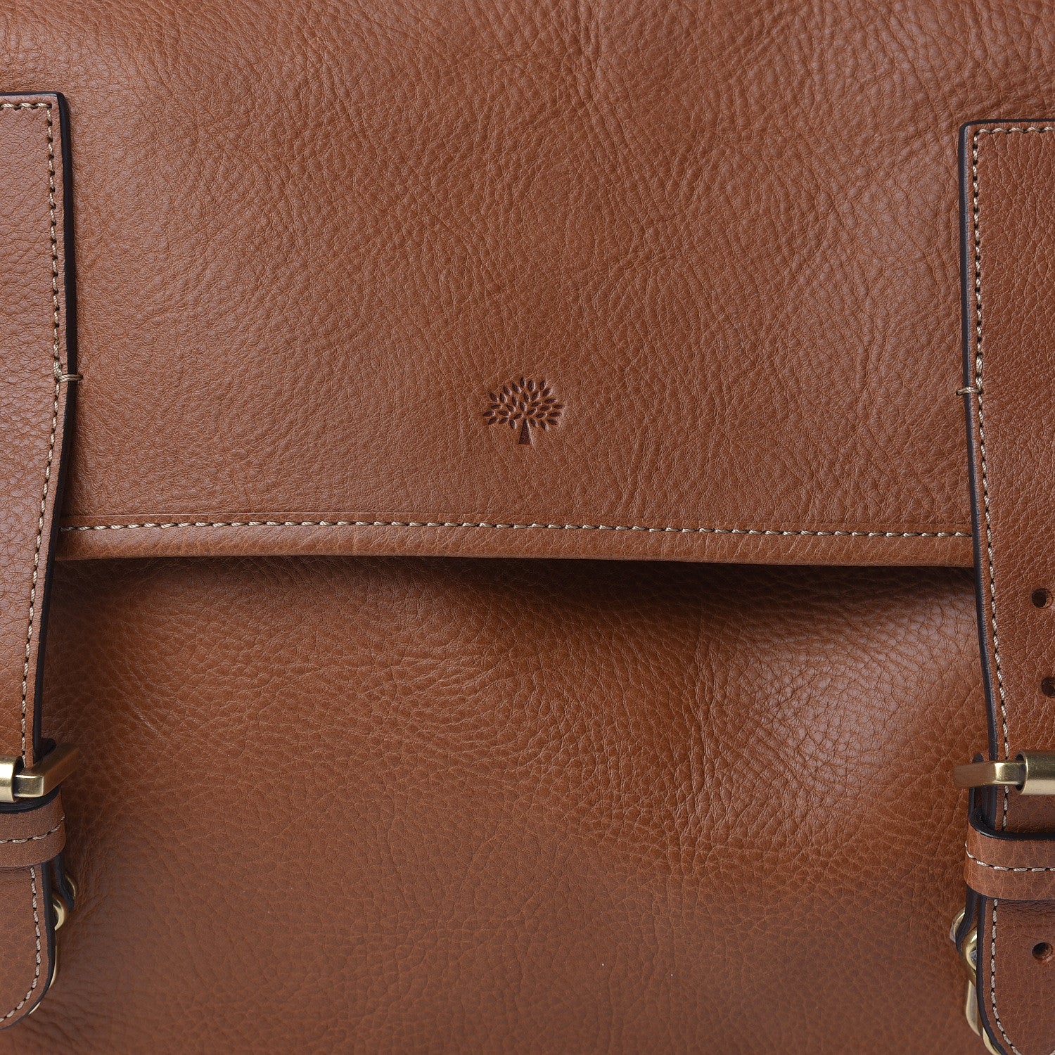 Mulberry Natural Calfskin Elkington Briefcase Oak 11 of 11