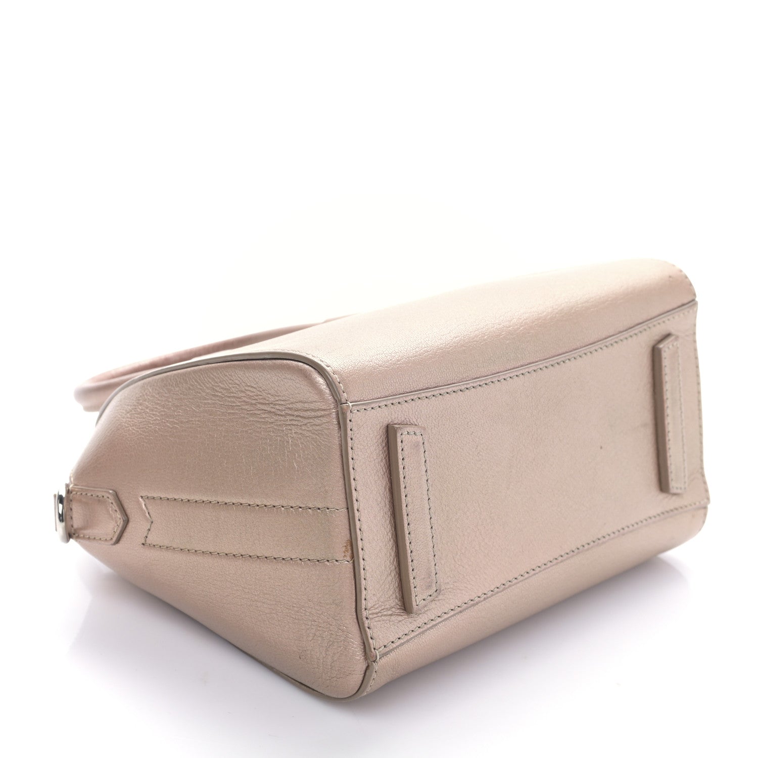 Givenchy Metallic Sugar Goatskin Mini Antigona Light Pink 4 of 9