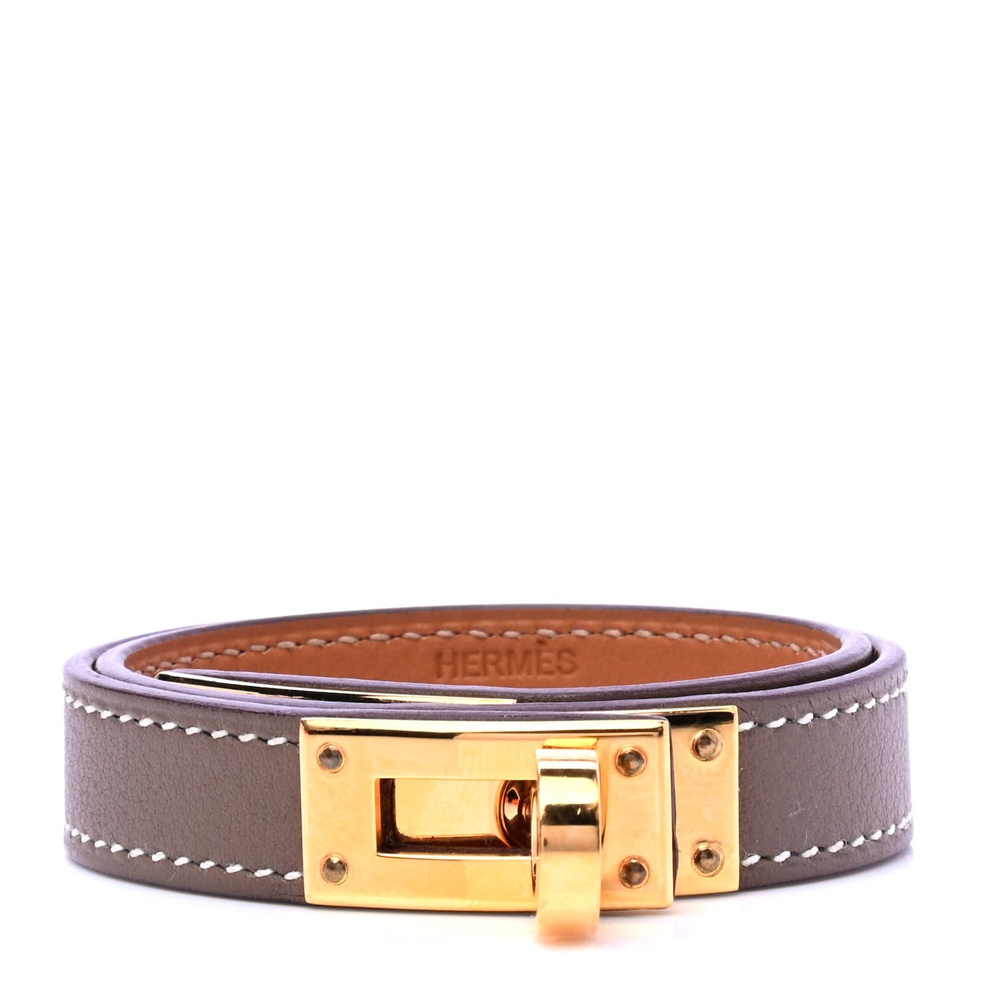 Swift Kelly Double Tour Bracelet S Etoupe