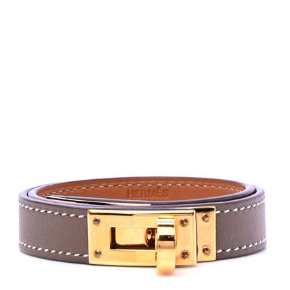 Hermes Swift Kelly Double Tour Bracelet S Etoupe 1 of 6