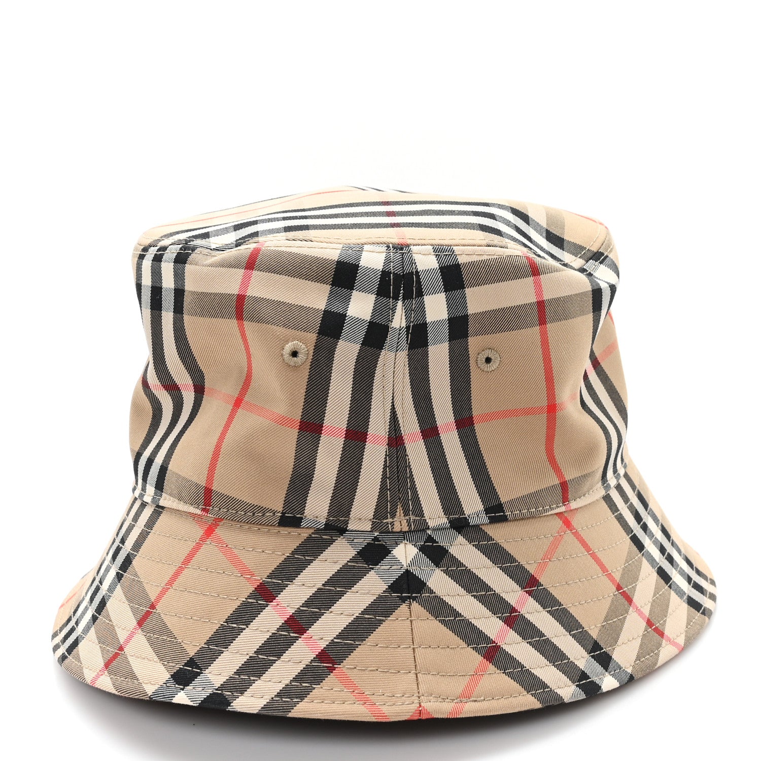 Burberry Technical Cotton Vintage Check Bucket Hat L Archive Beige 6 of 8