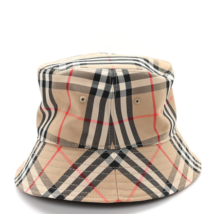 Burberry Technical Cotton Vintage Check Bucket Hat L Archive Beige 6 of 8