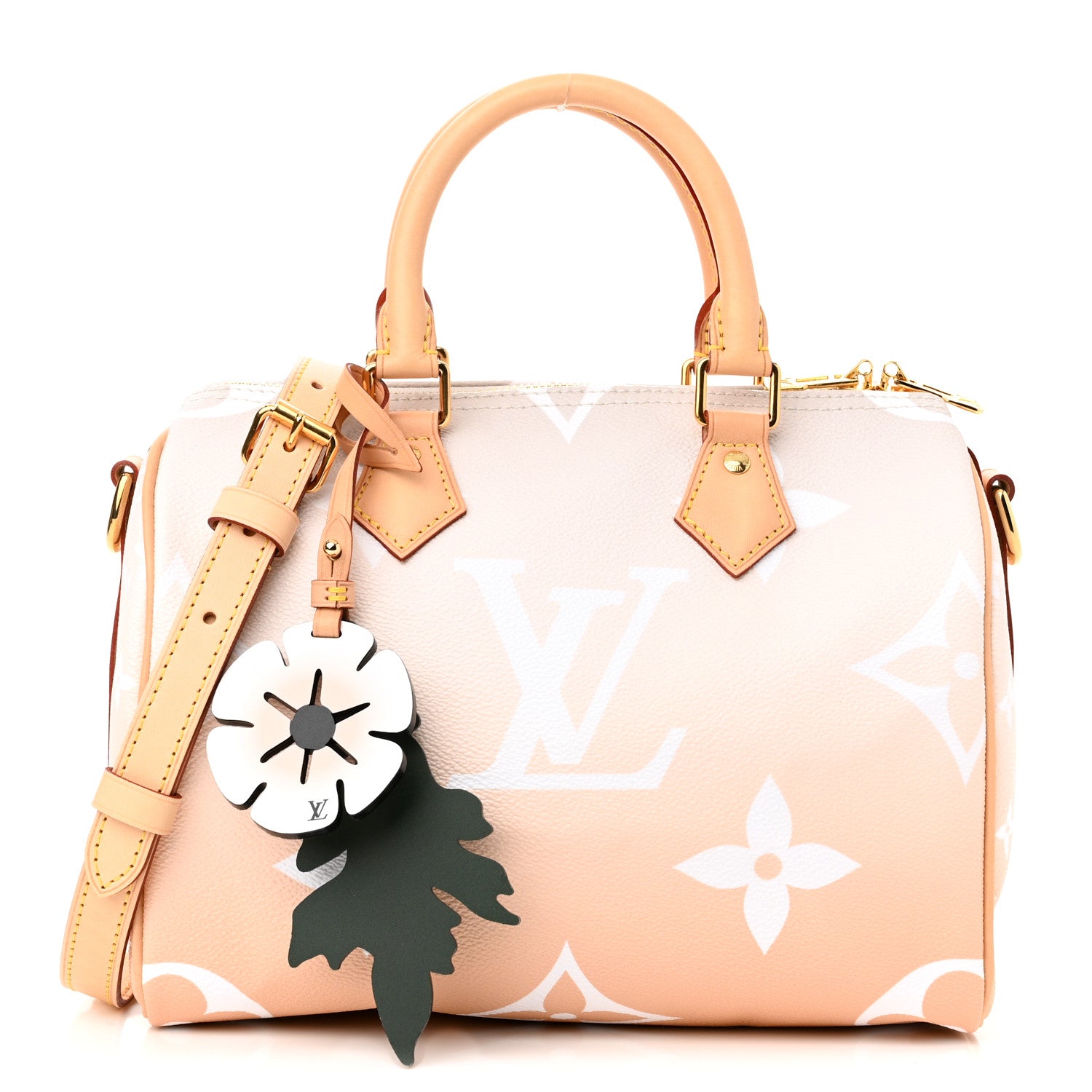Louis Vuitton Monogram Giant By The Pool Speedy Bandouliere 25 Brume 1 of 10
