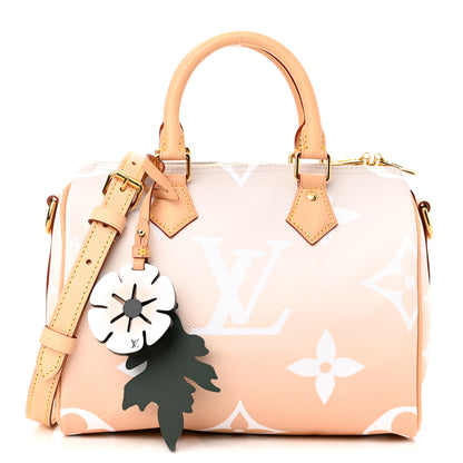 Louis Vuitton Monogram Giant By The Pool Speedy Bandouliere 25 Brume 1 of 10