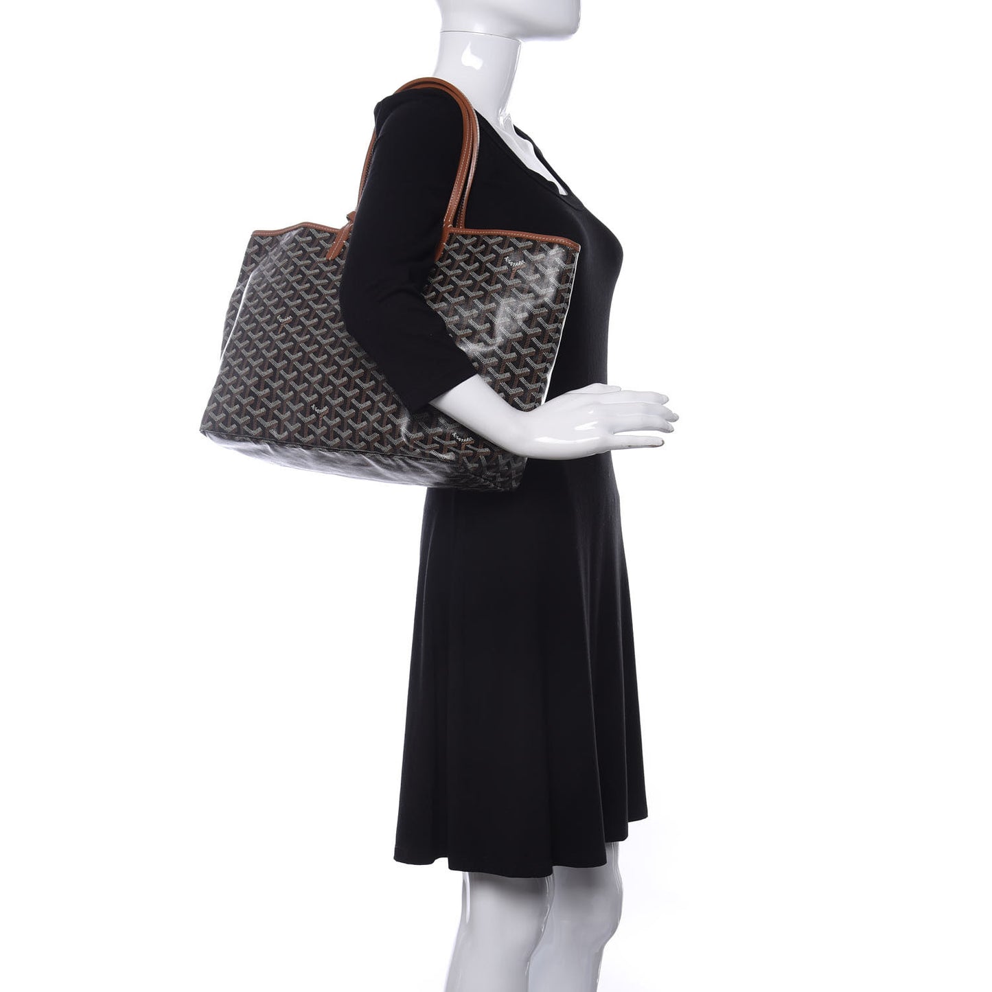 Goyardine Saint Louis PM Black Gold