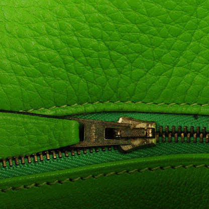 Hermes Taurillon Clemence Kelly Retourne 32 Vert Cru 19 of 24