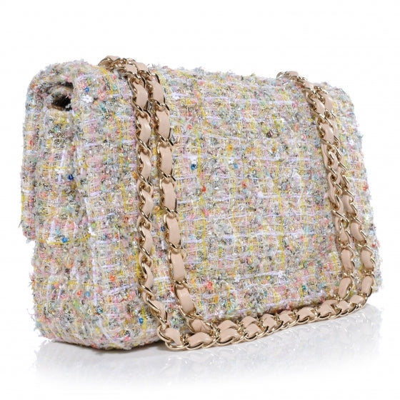 Chanel Tweed Garden Party 2.55 Reissue 225 Flap Pastel 3 of 11