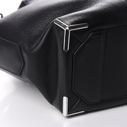 Alexander Wang Pebbled Calfskin Small Emile Black Silver Hardware 7 of 13