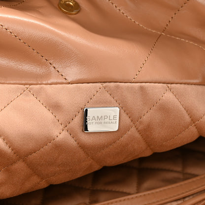 Chanel Shiny Calfskin Quilted Small Chanel 22 Beige 7 of 10