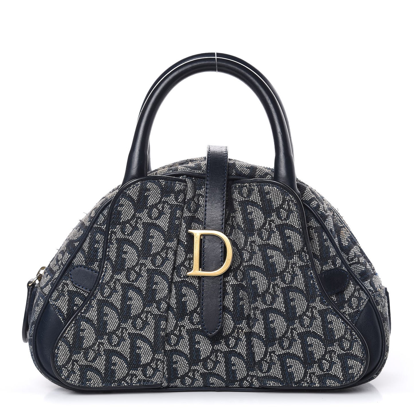 Monogram Mini Saddle Bowler Navy