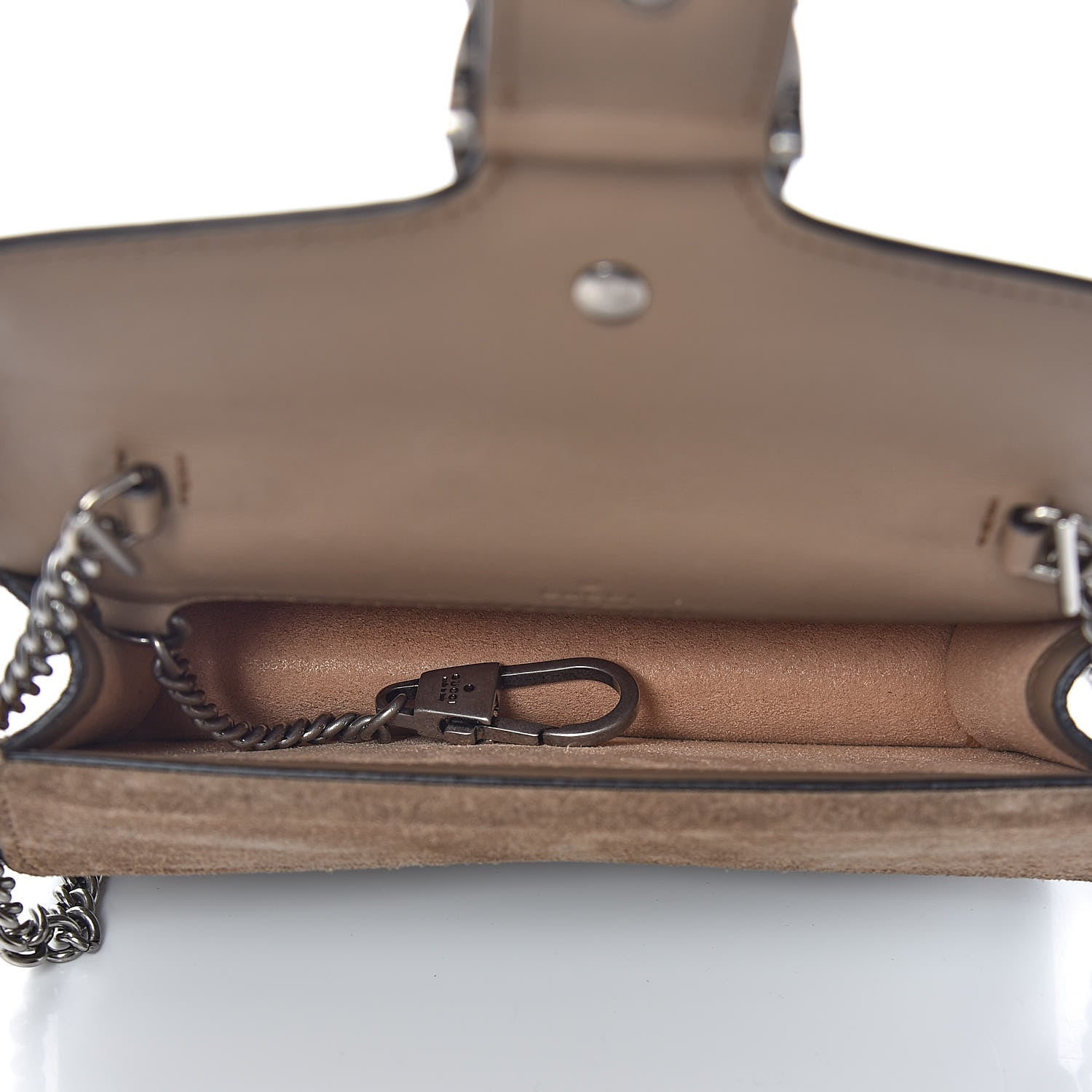 Gucci GG Supreme Monogram Super Mini Dionysus Shoulder Bag Taupe 5 of 9