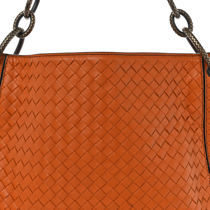 Bottega Veneta Nappa Intrecciato Small Loop Orange 8 of 12
