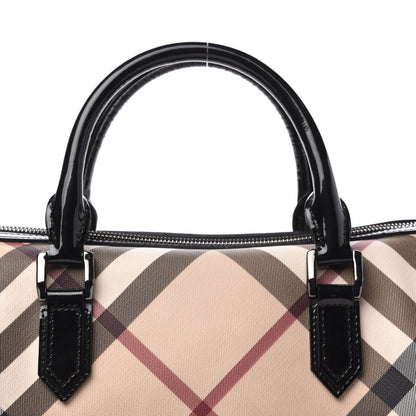 Burberry Nova Check Small Chester Bowling Bag Black 11 of 11