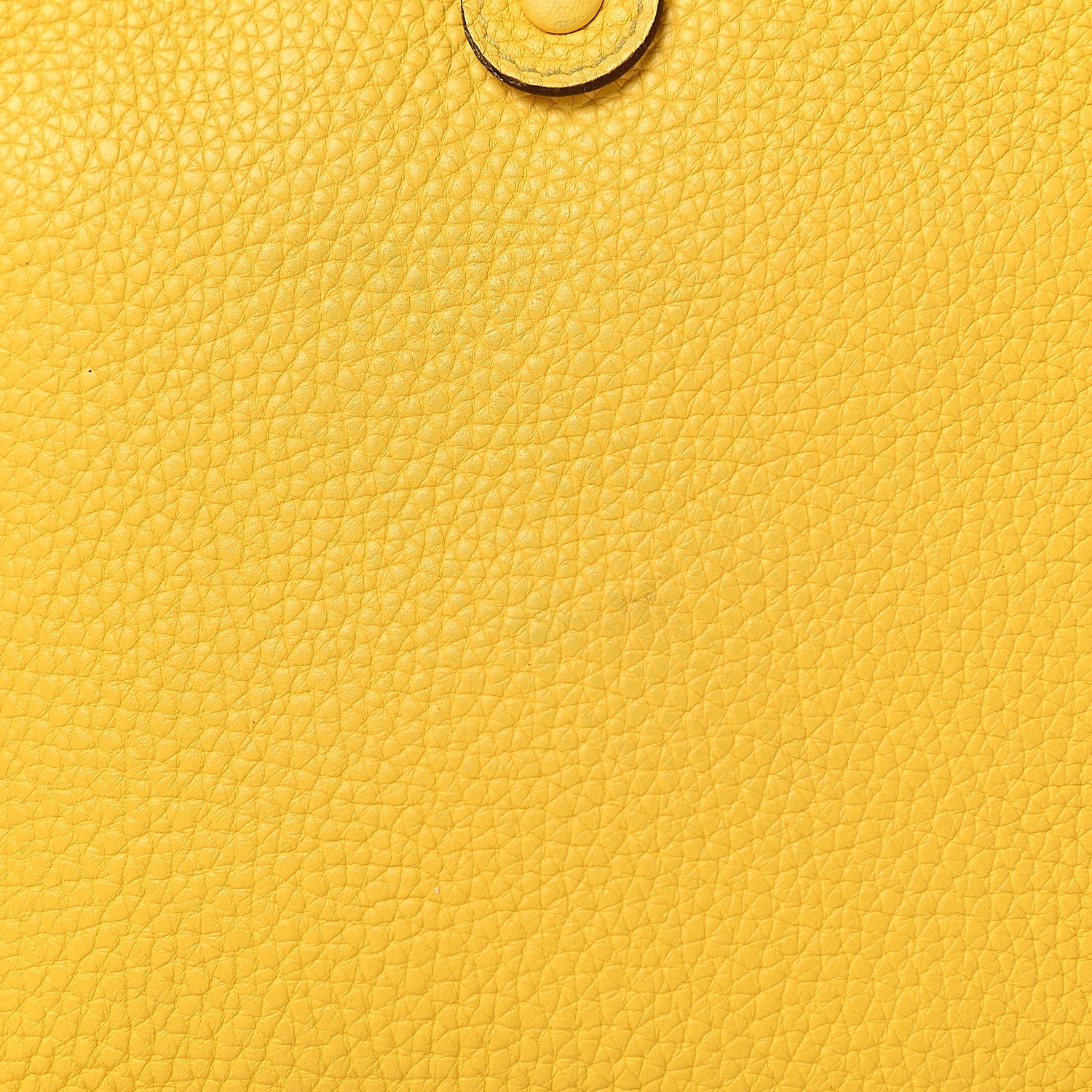 Hermes Taurillon Clemence Amazone Evelyne TPM Jaune De Naples White 8 of 11