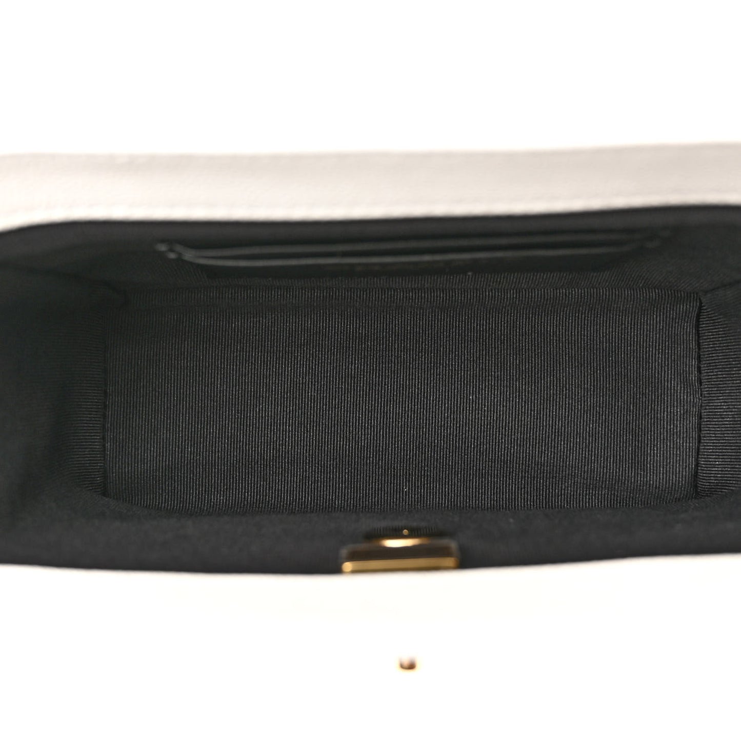Caviar Quilted Handy Box Vanity Case White