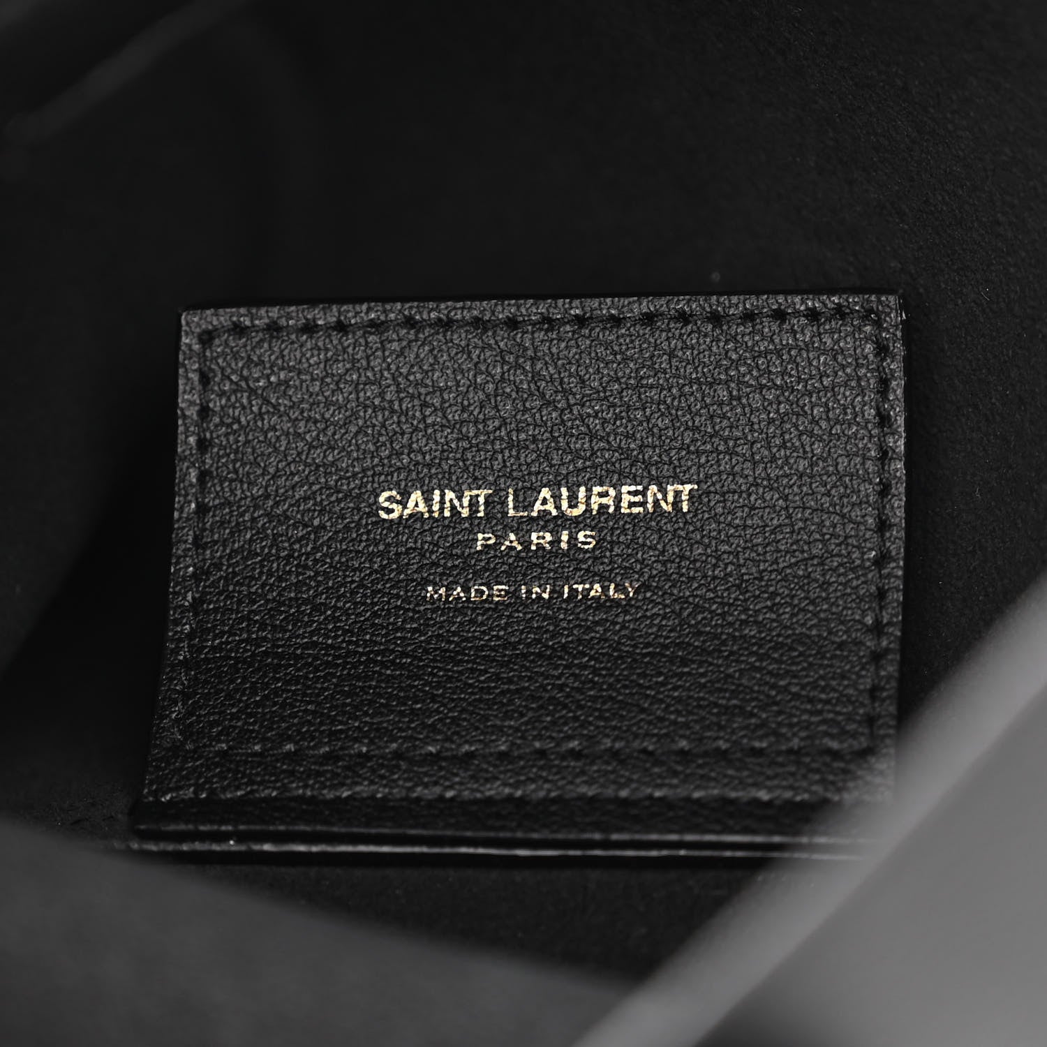 Saint Laurent Calfskin Toy Shopping Tote Black 6 of 10