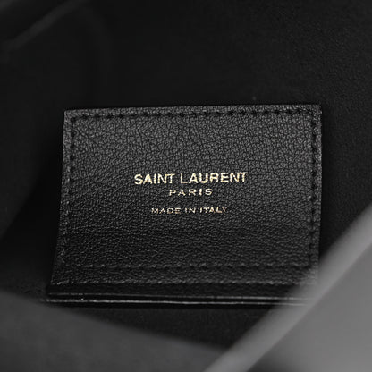 Saint Laurent Calfskin Toy Shopping Tote Black 6 of 10