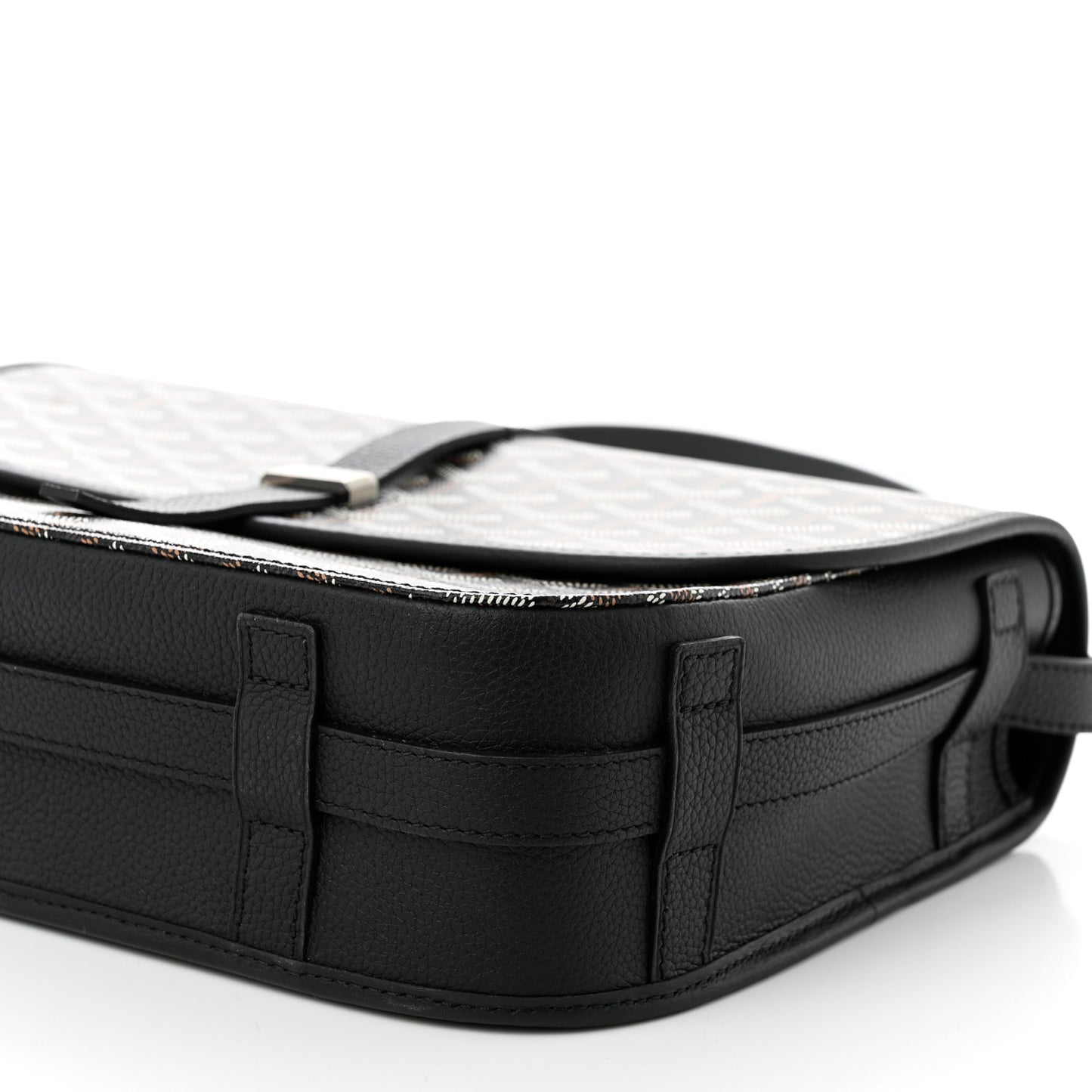 Goyardine Belvedere II MM Messenger Bag Black