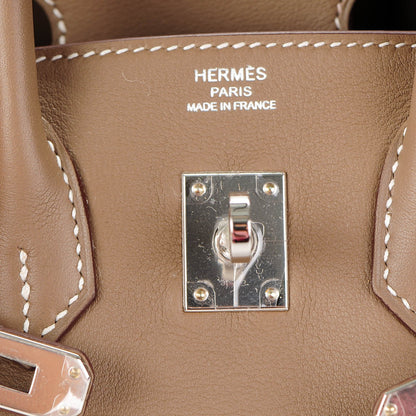 Hermes Swift Birkin 25 Etoupe 9 of 26