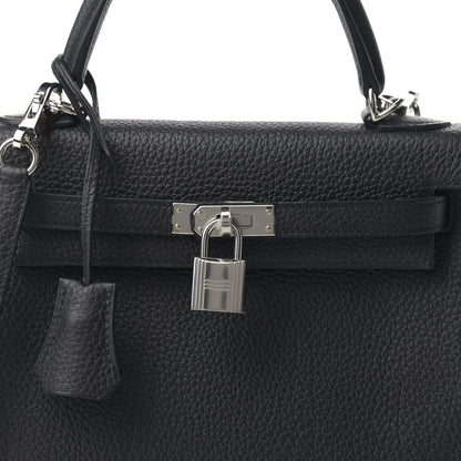 Hermes Togo Kelly Retourne 25 Black 8 of 11