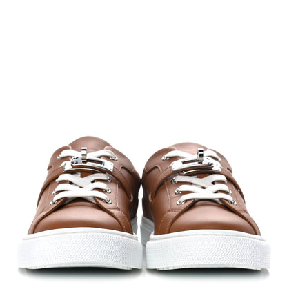 Hermes Calfskin Day Sneakers 38.5 Naturel 2 of 12