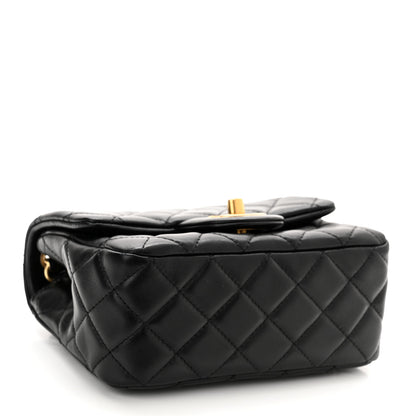 Chanel Lambskin Quilted Mini Pearl Crush Flap Black 7 of 20