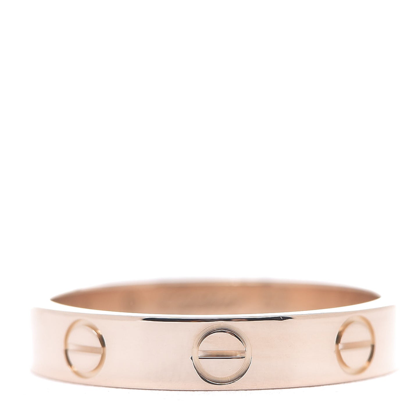 18K Pink Gold 3.5mm LOVE Wedding Band Ring 52 6