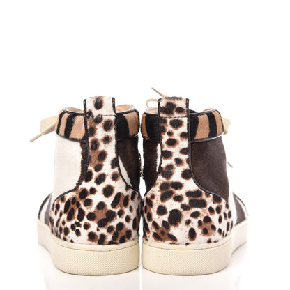 Christian Louboutin Pony Hair Leopard Rantus Orlato Flat Sneakers 38.5 6 of 10