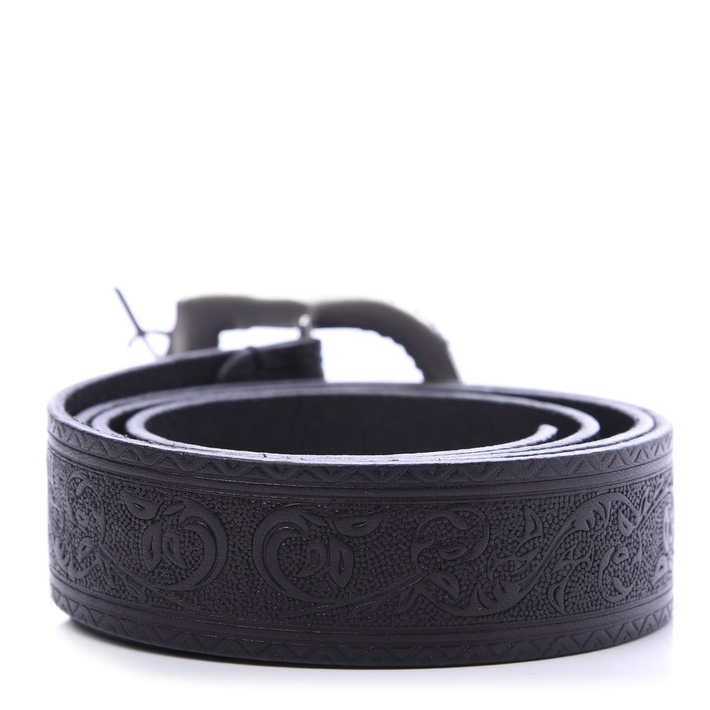Calfskin Embossed Monogram Celtique Belt 90 36 Black