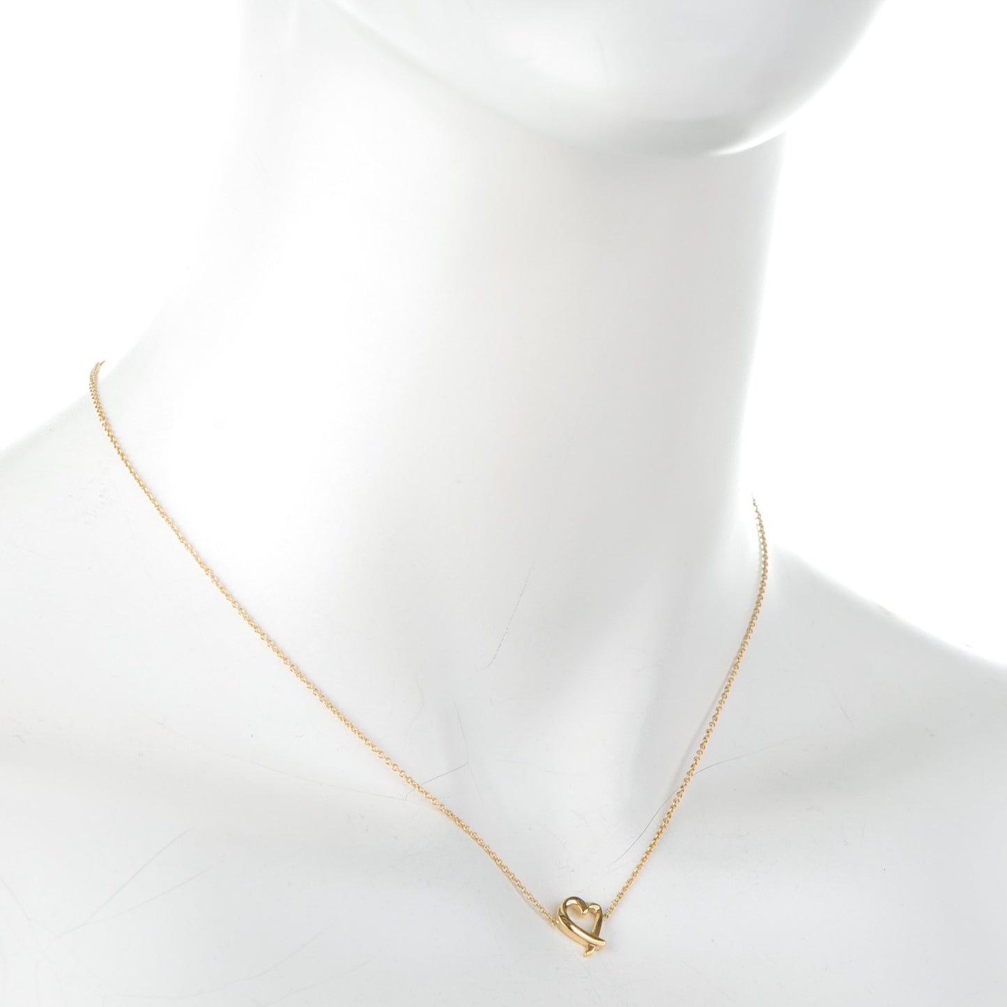 18K Yellow Gold Paloma Picasso Loving Heart Necklace