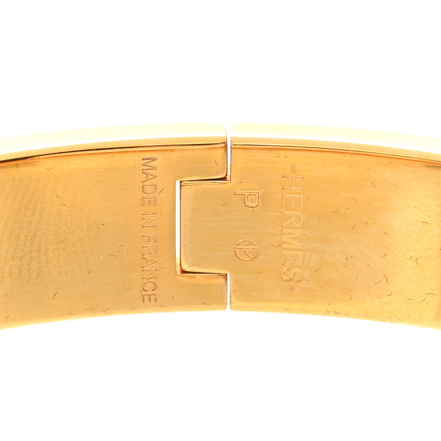 Hermes Enamel Narrow Clic Clac H Bracelet PM Indigo 4 of 5