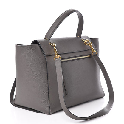 Celine Grained Calfskin Mini Belt Bag Grey 3 of 20