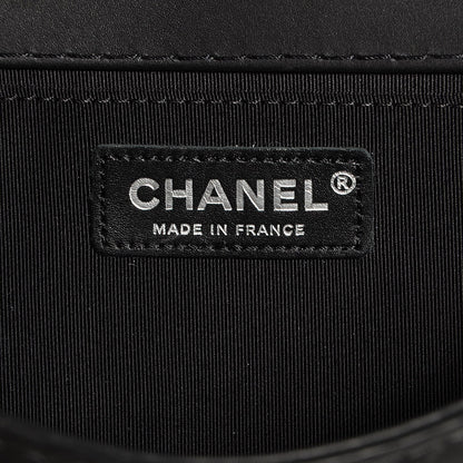 Chanel Calfskin Quilted Medium Boy Flap Black 6 of 8