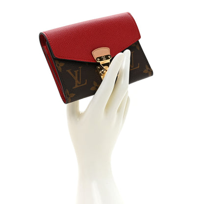 Louis Vuitton Monogram Pallas Compact Wallet NM Cerise 2 of 10