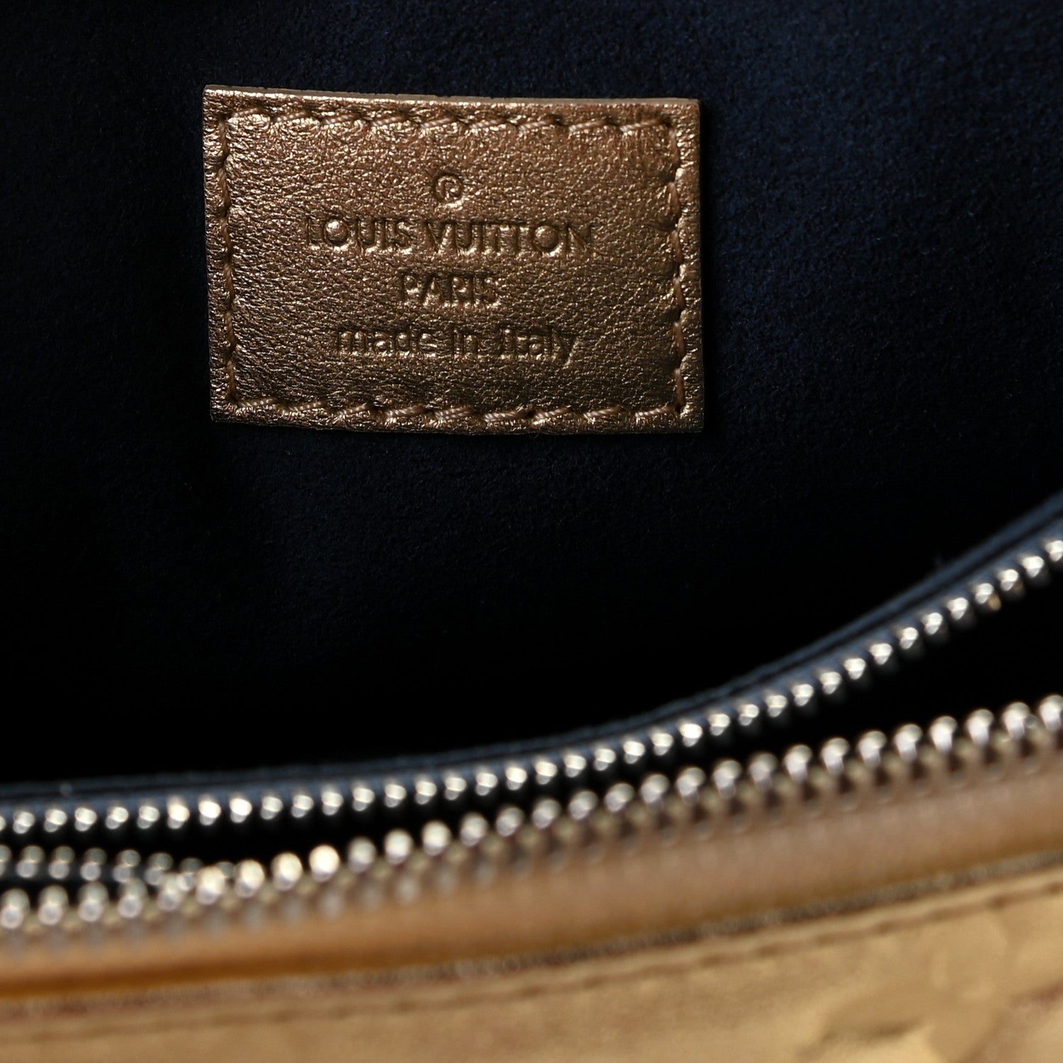 Louis Vuitton Lambskin Embossed Monogram Coussin PM Gold 5 of 7
