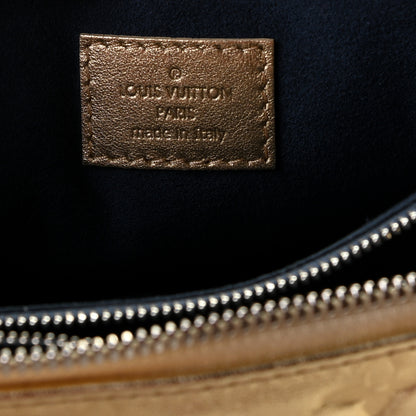 Louis Vuitton Lambskin Embossed Monogram Coussin PM Gold 5 of 7