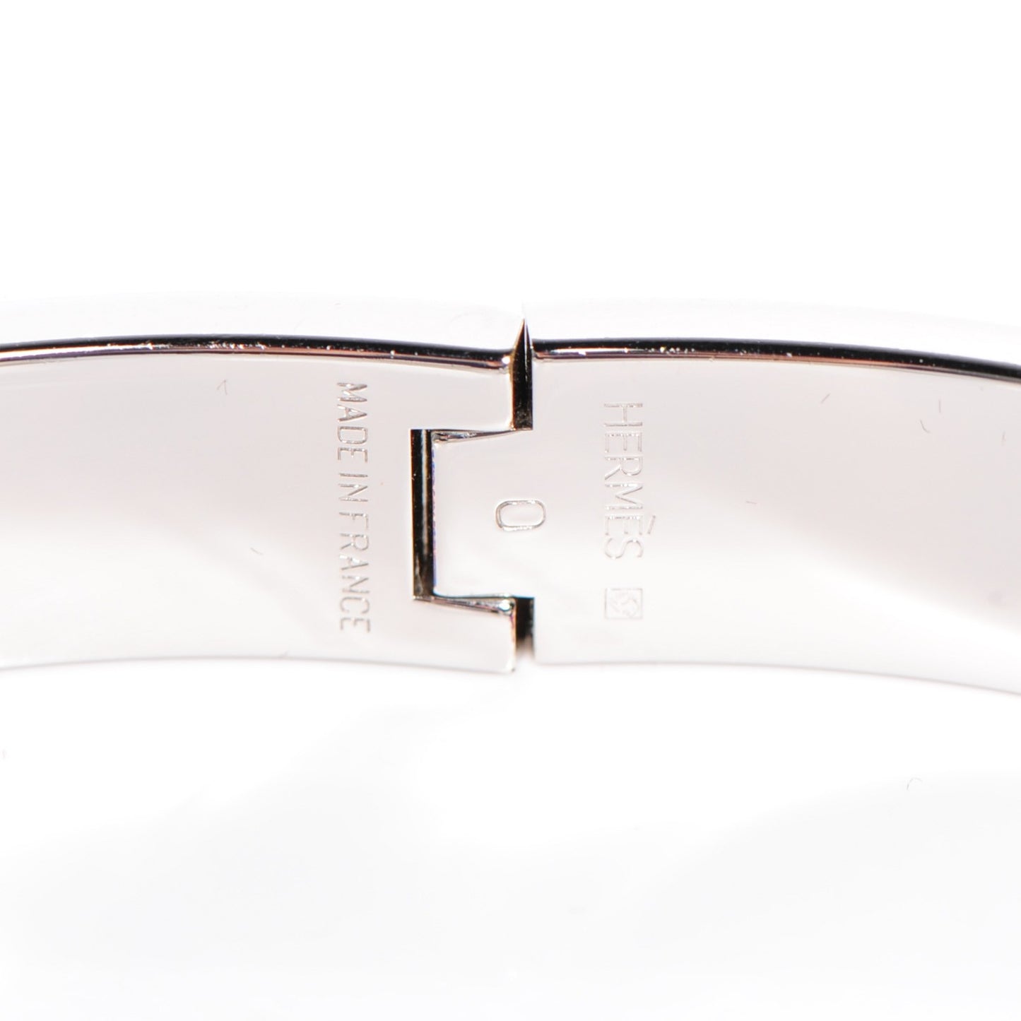Enamel Narrow Clic Clac H Bracelet PM Bleu Lin