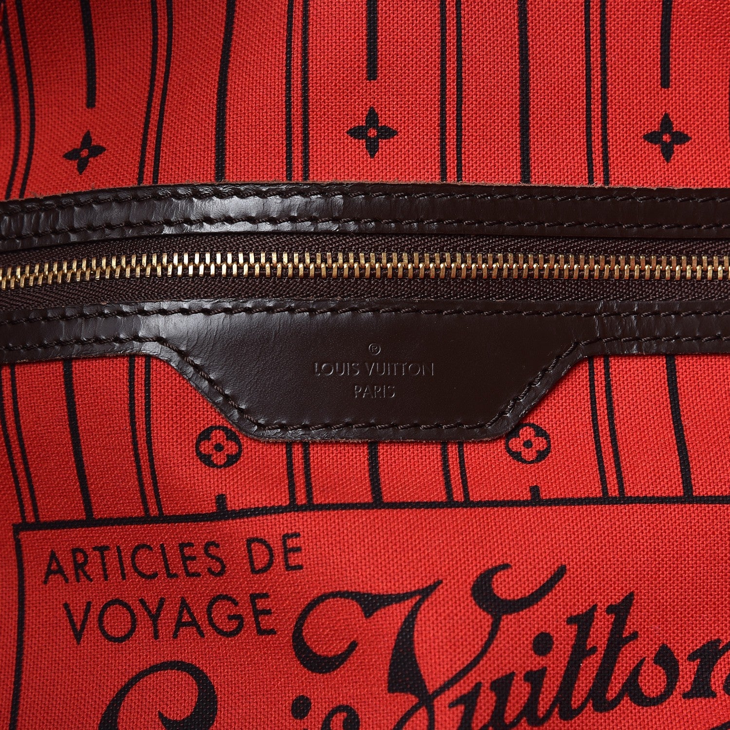 Louis Vuitton Damier Ebene Neverfull MM 6 of 14
