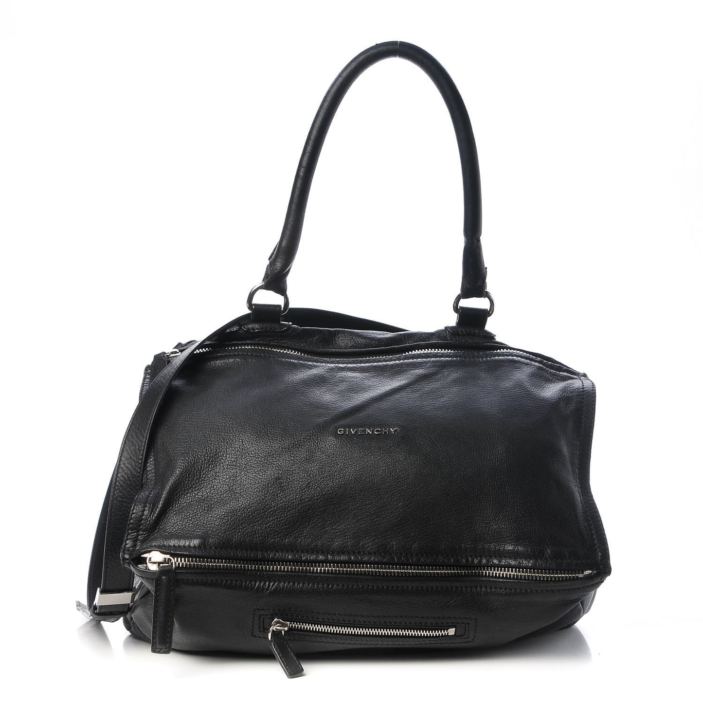 Sugar Goatskin Large Pandora Black