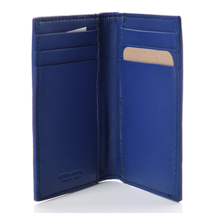 Bottega Veneta Intrecciato VN Card Case Black Blue 5 of 8