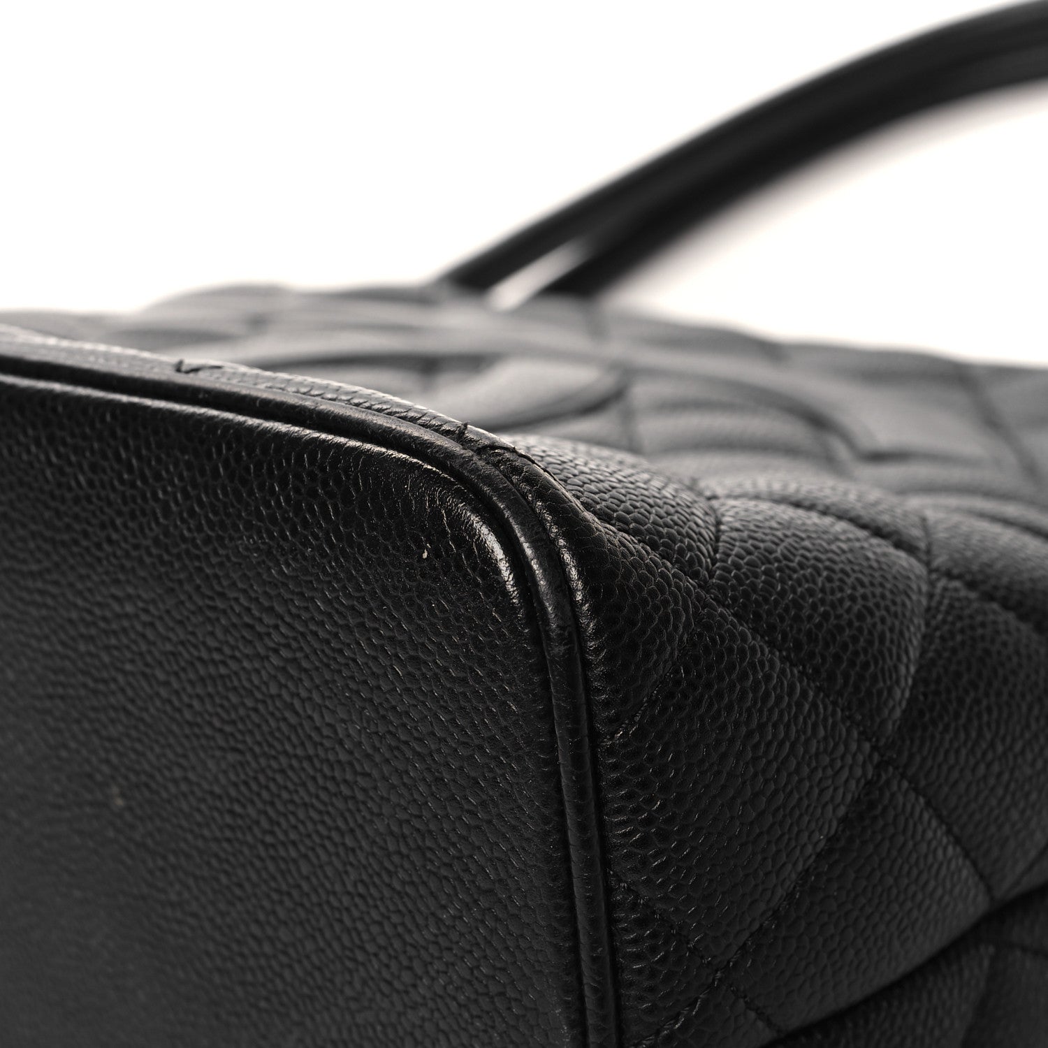Chanel Caviar Quilted Medallion Tote Black 10 of 15