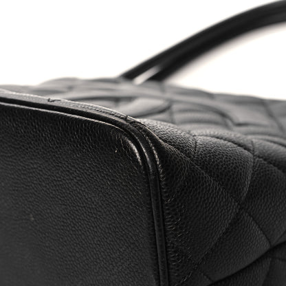 Chanel Caviar Quilted Medallion Tote Black 10 of 15