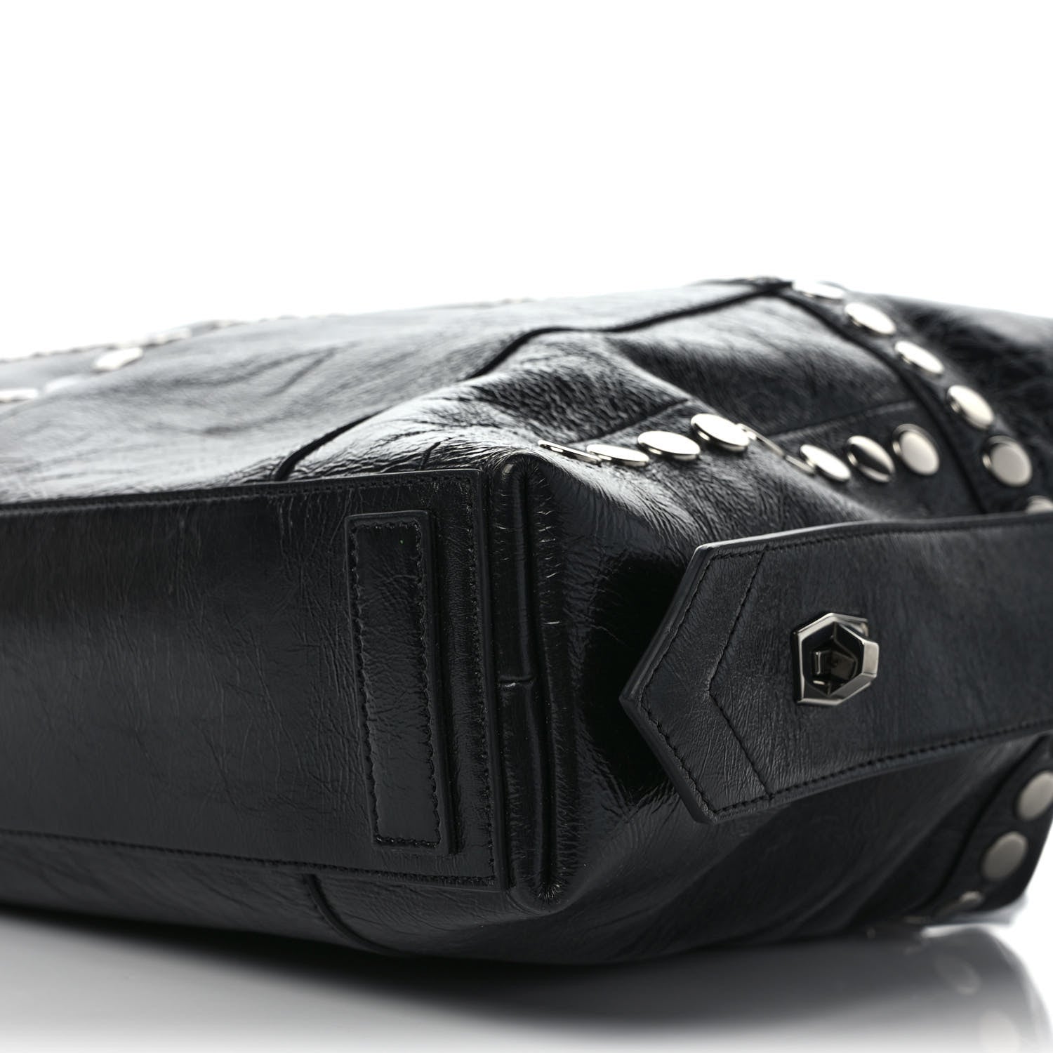 Givenchy Smooth Calfskin Medium Studded Soft Antigona Black 7 of 9