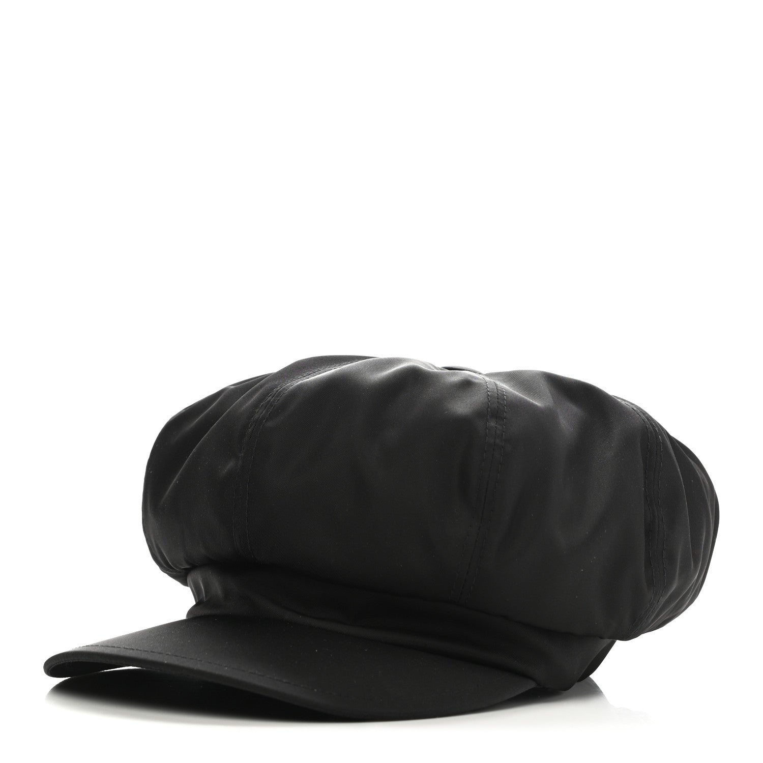 Prada Re-Nylon Newsboy Hat M Black 1 of 9