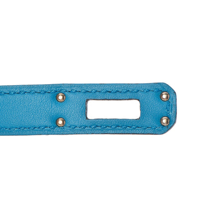 Hermes Swift Birkin 25 Bleu Zanzibar 17 of 35