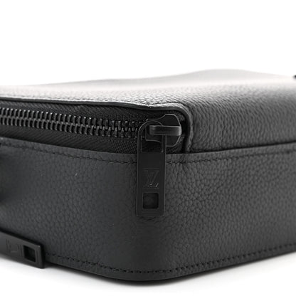 Louis Vuitton Calfskin Aerogram Alpha Wearable Wallet Black 9 of 11