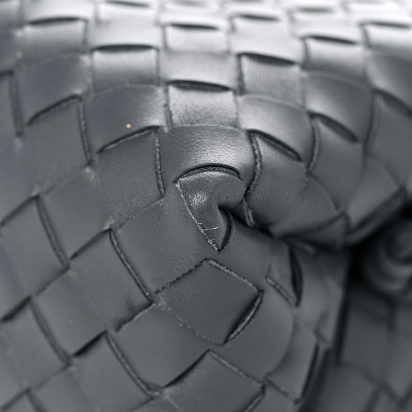 Nappa Intrecciato Small Loop Camera Bag Thunder