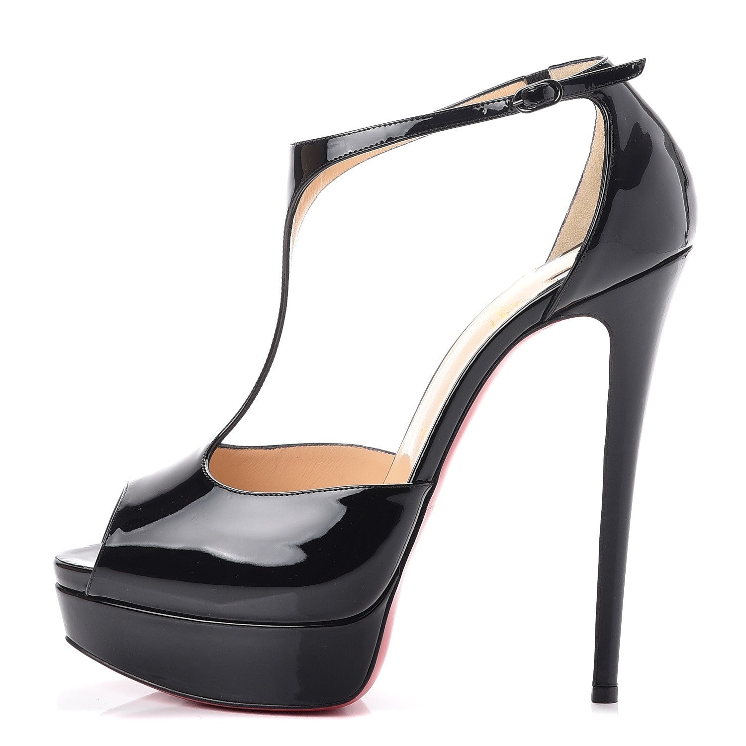 Christian Louboutin Patent Jilopa 150 Pumps 39.5 Black 1 of 8