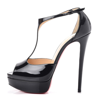 Christian Louboutin Patent Jilopa 150 Pumps 39.5 Black 1 of 8