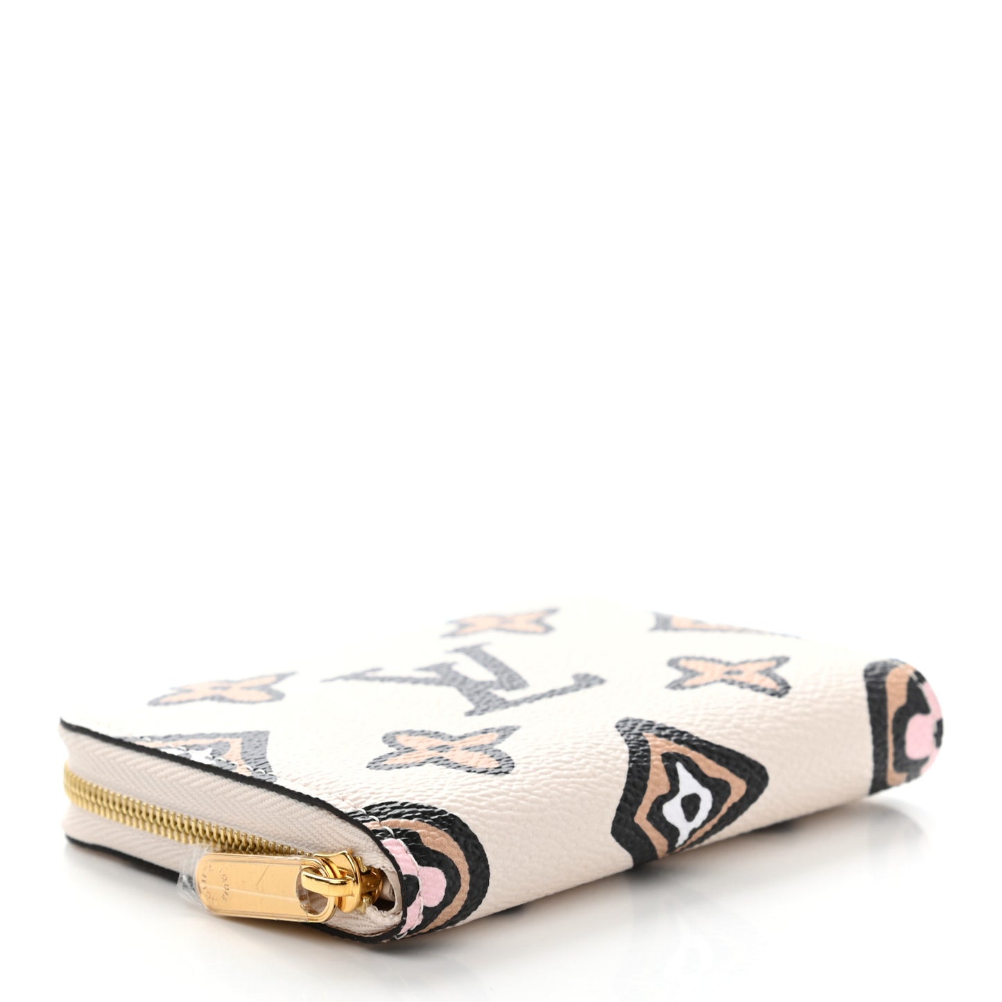 Monogram Giant Wild At Heart Zippy Coin Purse Creme
